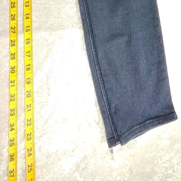 Old Navy RockStar Super Skinny High Rise Deep Blue Jeans Size 14 Short NWOT - Picture 7 of 9